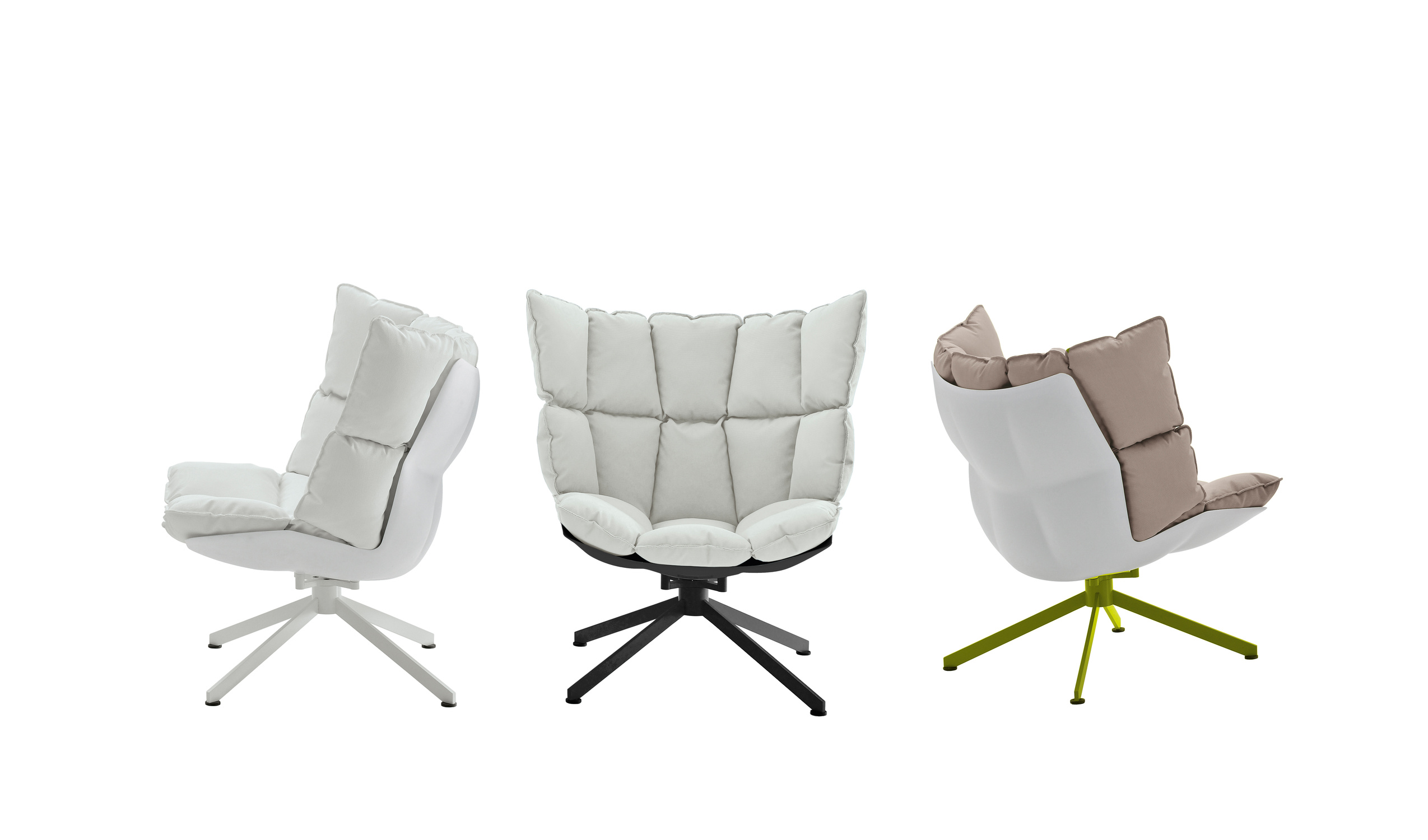 Italian designer modern armchairs - Husk Armchairs
