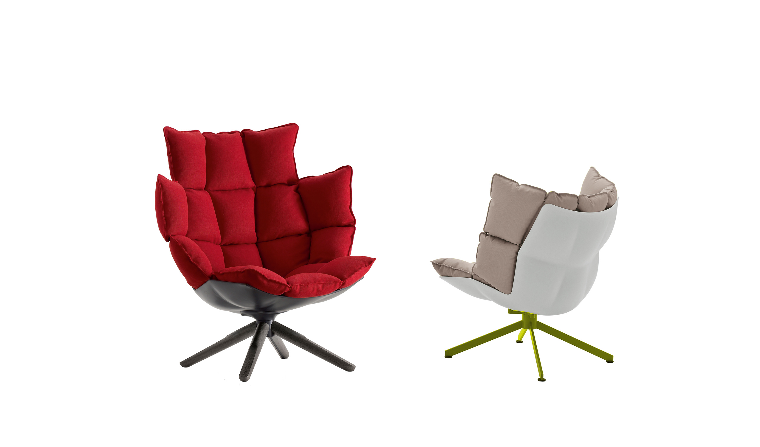 Italian designer modern armchairs - Husk Armchairs 1